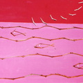 La mer rouge acrylique bois sarments 100X83 sbd 00