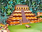 temple des Inscriptions a Palenque