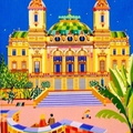 Casino de Monté Carlo, Vu coté sud, 20 F,HT,sbg mars 84 