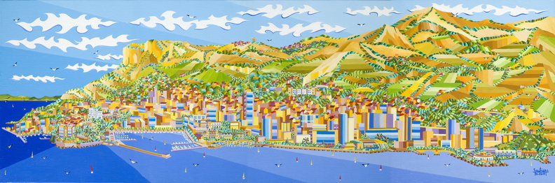 Panorama  de Monaco  vu de la mer - 2009 .jpg